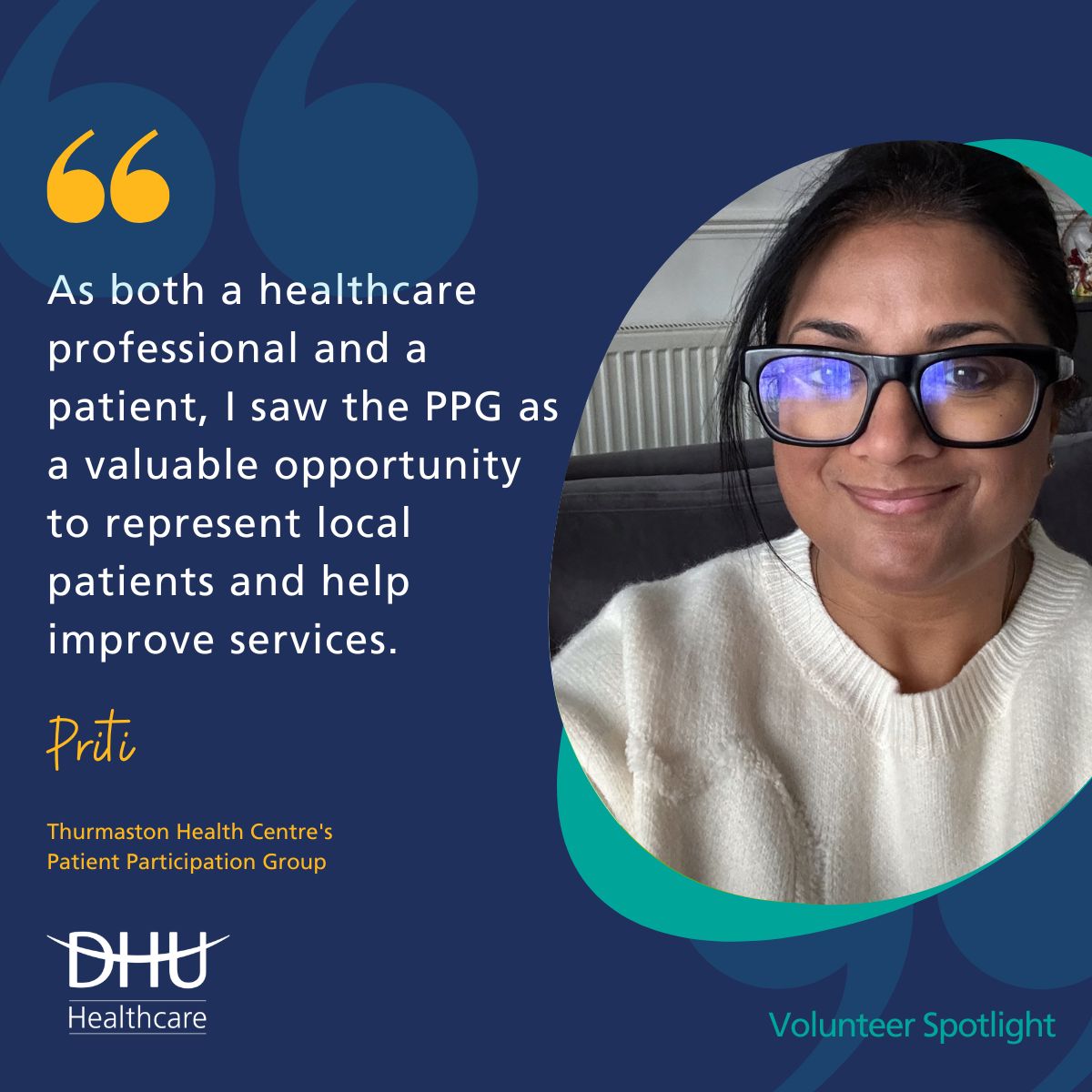 Introducing the Chair of the Patient Participation Group (PPG) at Thurmaston Health Centre