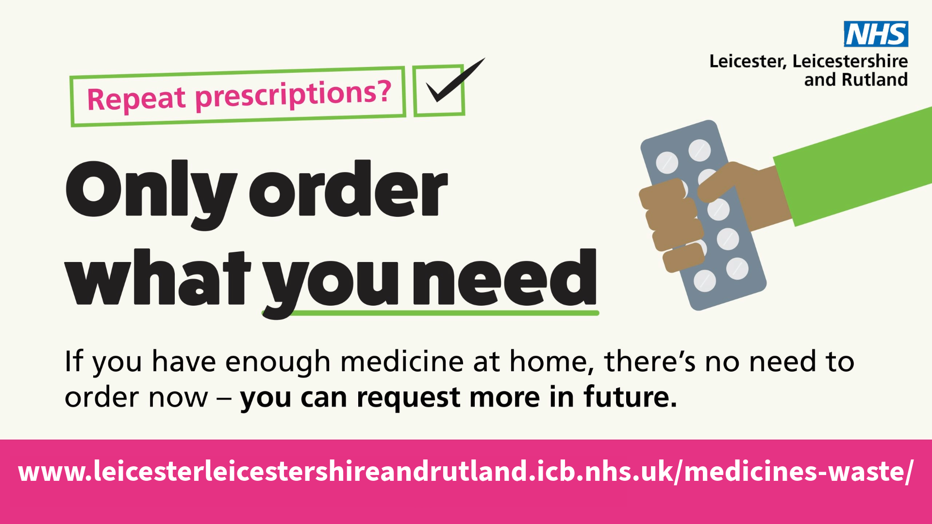 Only Order What You Need!
